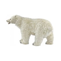 Hansa Peluche Geante Ours Polaire 4 pattes 65 cm H 105 cm L