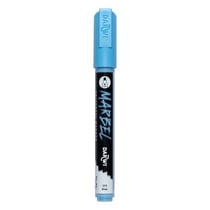 Marqueur - Peinture acrylique - Bleu - Permanent - Pointe biseautée 6mm - Marbel - Darwi
