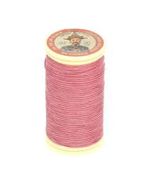 Fil lin glacé 30 m – Fil au Chinois – N° 40 – Fil de lin retors, lisse, résistant 600 Rose