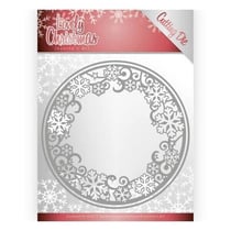 Die matrice de découpe embossage Jeanine s Art Christmas CIRCLE FRAME 10077