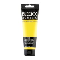 Peinture acrylique - Jaune titane moyen - 727 - BLOCKX Artist - Qualité beaux-arts - Tube 120ml