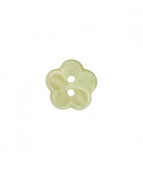Carte de 4 boutons Fleurs Vertes 12mm - Union Knopf Vert