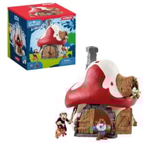 Maison des Schtroumpfs avec 2 figurines, des 3 ans, 20803 THE SMURFS™ - figurine, 19 x 19 x 19 cm