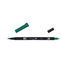 Lot de 6 feutres double pointe aquarellables - TOMBOW - Vert mer