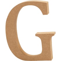Lettre, G, H : 8 cm, ép. 1,5 cm, 1 pièce