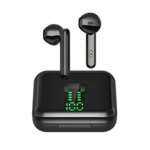Ecouteurs Bluetooth 5.0 Sans Fil Avec Boîtier De Charge Et Affichage LED Noir YONIS