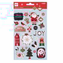 Stickers de Noël 1 feuille - Merry Christmas 26 u.