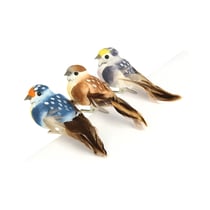 3 oiseaux couleur sur pince - 10x4,5x4 cm - Artemio