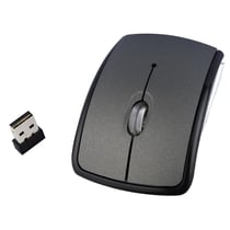 Souris Sans Fil Pliable 1600DPI 2.4GHz Pour PC et Mac Gris YONIS