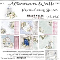 24 papiers scrapbooking 20 x 20 cm Craft O' Clock AFTERNOON WALK