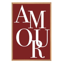 Tableau mural encadré amour 65x97 cm
