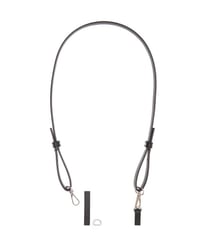 Bandoulière de Sac à Main Longue Rico Design - Un Accessoire de Style et de Praticité Noir/Argent