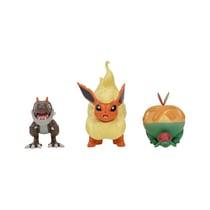 Pokémon - Pack 3 figurines Battle Figure Set Dratatin, Ptyranidur, Pyroli 5 cm