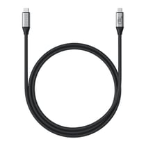 Satechi Câble pour Charge Rapide et Vidéo USB-C vers USB-C 240W 120Gbps Noir