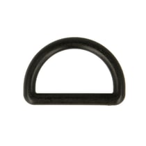 Anneaux en D pour Sangle / bandoulière sac 32mm noir