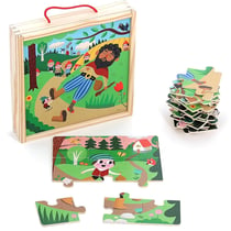 4 puzzles Le Petit Poucet - Vilac