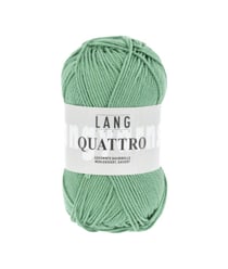 Fil à tricoter 100% coton QUATTRO - Lang Yarns 217 Vert