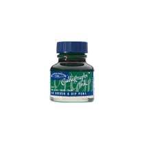 Encre pour calligraphie - Vert - Winsor et Newton - Flacon de 30ml - Beaux-arts