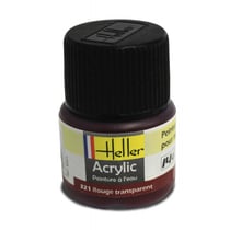 Rouge Transparent acrylique 12ml
