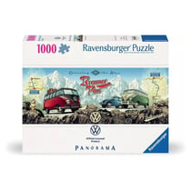Puzzle 2D 1000 pièces - À travers les Alpes en VW - Ravensburger
