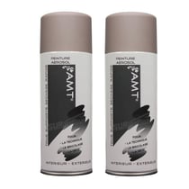 Lot de 2 sprays de peinture - taupe mat - Amt