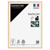 Cadre photo Actual bois blanc 50x70 cm