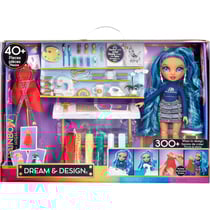 Coffret Poupée 28cm Skyler (bleu) + 40 Accessoires - Rainbow High Coffret Fashion Studio