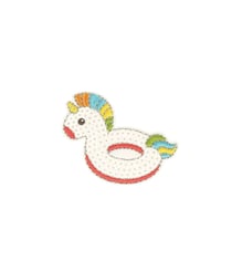 Lot de 3 écussons thermocollants été sequins licorne 5,4cm x 4,2cm