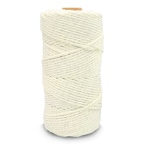 Fil à macramé en coton 3 mm Bobine 100 m