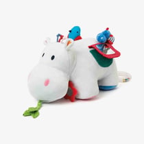 Peluche d'activités Axel l'hippo Oxybul