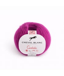 Pelote à tricoter laine et mohair CANTATE - Cheval blanc 305 Rose
