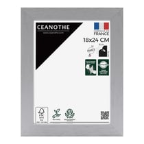 Cadre photo Karma gris 18x24 cm