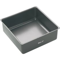 Grand Moule Carré à Base Amovible (20 cm) - Acier