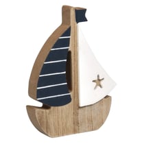 Bateau en bois, Colore, 9x1,8x12cm