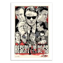 Affiche 50x70 cm - Reservoir dogs -  Joshua Budich