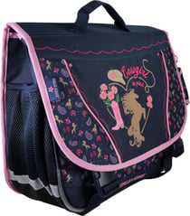 Cartable 38 cm – STALLA BIANCA COW GIRL – Bleu – 2 compartiments