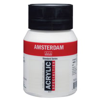 Pot 500 ml - Peinture acrylique Amsterdam - Blanc perle - Fine
