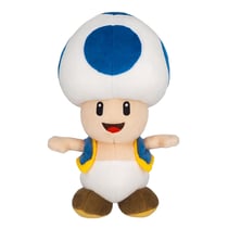 Nintendo Together+ - Peluche Super Mario - Toad Bleu 20 cm