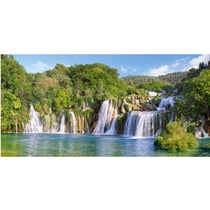 Puzzle les cascades la riviere du parc national de krka 4000 pieces - collection paysage de croatie