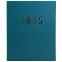 Album photo classeur 60 pages noires OfficeByMe - Bleu canard - Exacompta