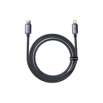 Baseus Câble Lightning vers USB-C 20W Crystal Shine Charge et Synchronisation 1,2m Noir