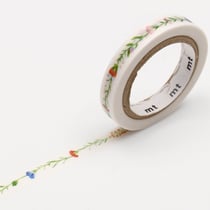 Masking tape - Frise fleur - 7 m x 7mm