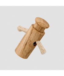 Stop-Cordon en Bois d’Olivier – Ø 23 mm – Prym 016 Naturel