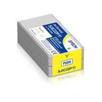 Cartouche d'encre Epson - SJIC22P(Y) - Jaune - Compatible TM-C3500