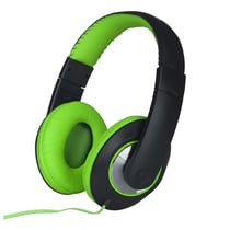 Grundig Casque intra-auriculaire Filaire Stéréo 3,5 mm avec Bandeau Réglable Vert