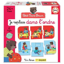 Je replace dans l'ordre – Petit Ours Brun - Educa Borras - Rose