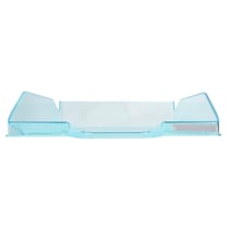 Corbeille à courrier Combo Midi transparent - Turquoise brillant - x 6 - Exacompta