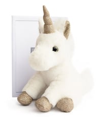 Peluche Licorne or 23 cm