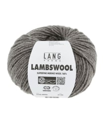 Pelote à tricoter 100% Laine Vierge LAMBSWOOL - Lang Yarns 0096 Gris