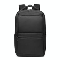Sac À Dos Ordinateur Multifonctionnel Bleu Foncé Imperméable 15.6 Pouces Noir YONIS
